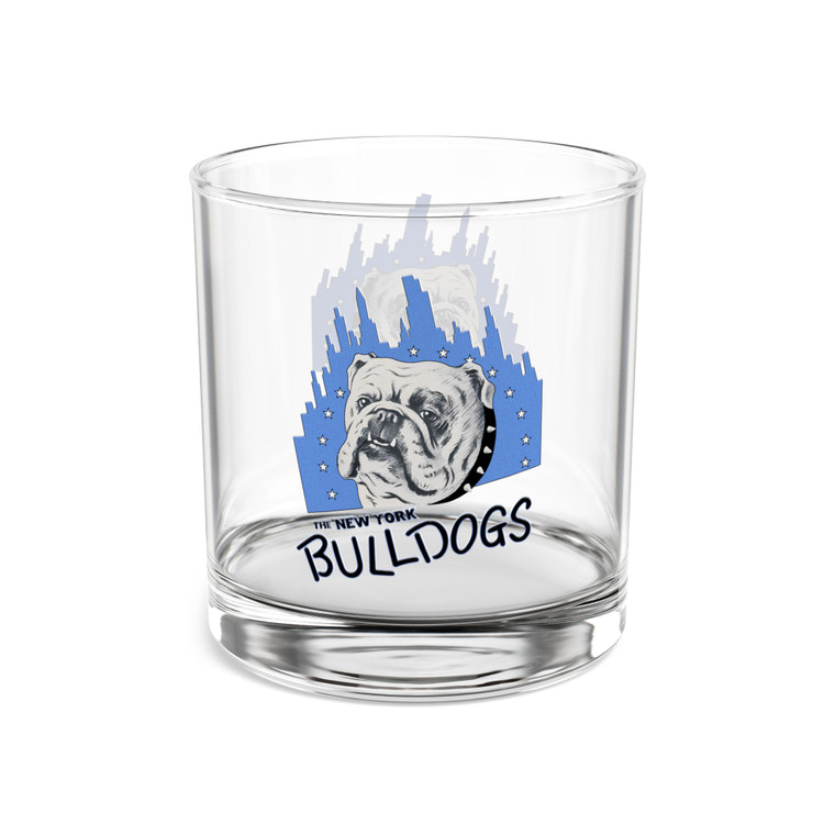 New York Bulldogs Rocks Glass 10oz NFL Football Team Drinkware New York Bulldogs Rocks Glass 10oz NFL Football Team Drinkware