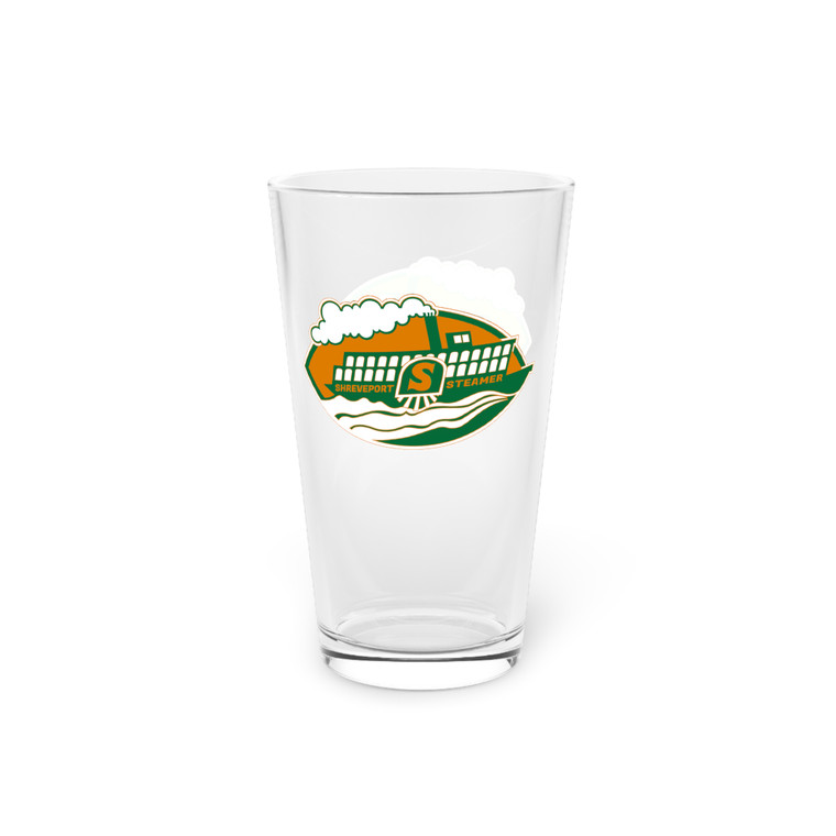 Shreveport Steamer Pint Glass 16 Ounce WFL Football Team Collectible Drinkware