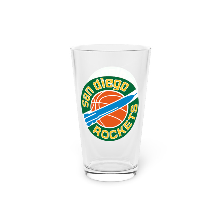 San Diego Rockets Pint Beer Glass 16 oz NBA Basketball Team Collectible Drinkware San Diego Rockets Pint Beer Glass 16 oz NBA Basketball Team Collectible Drinkware
