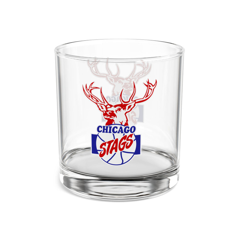Chicago Stags Rocks Whisky Glass 10 Ounce NBA Basketball Team Collectible Drinkware