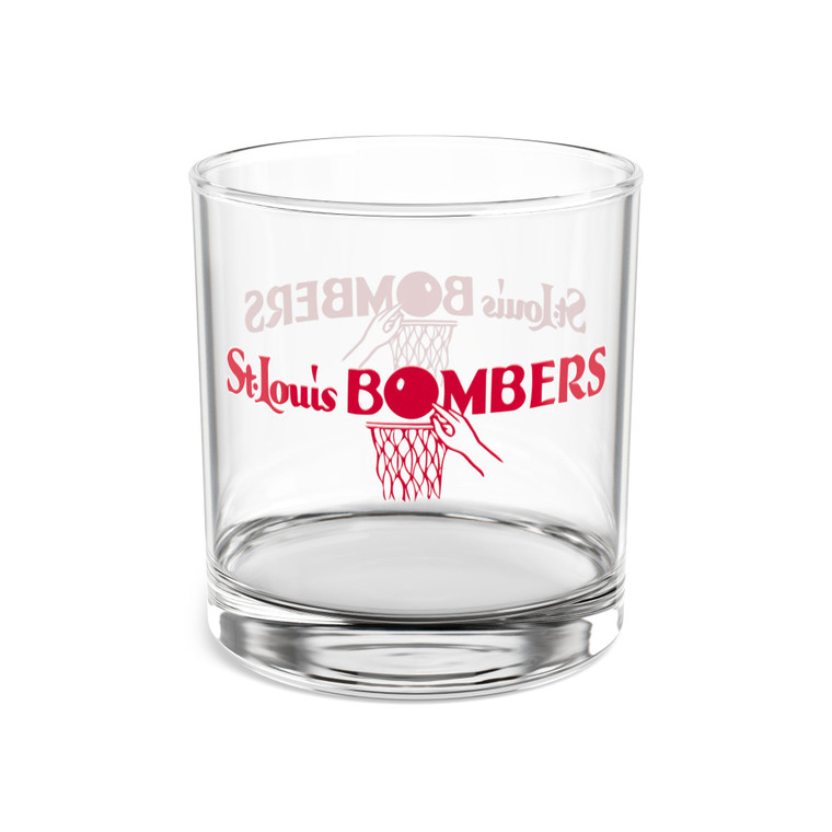 St. Louis Bombers Rocks Whisky Glass 10 Ounce NBA Basketball Team Collectible Drinkware St. Louis Bombers Rocks Whisky Glass 10 Ounce NBA Basketball Team Collectible Drinkware