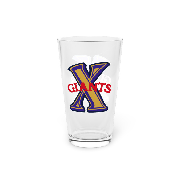 Cuban X-Giants Pint Beer Glass 16 oz Negro Leagues Baseball Team Collectible Drinkware