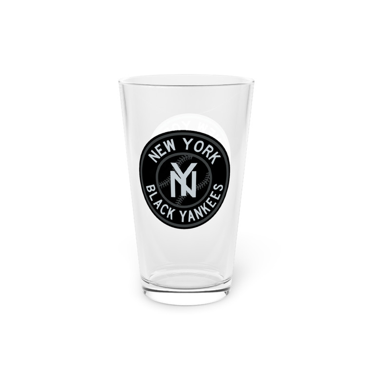 New York Black Yankees Pint Beer Glass 16 Ounce Negro Leagues Baseball Team Collectible Drinkware New York Black Yankees Pint Beer Glass 16 Ounce Negro Leagues Baseball Team Collectible Drinkware