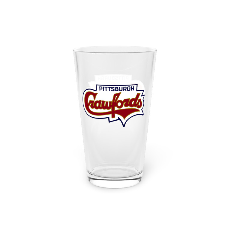 Pittsburgh Crawfords Pint Beer Glass 16 Ounce Negro Leagues Baseball Team Collectible Drinkware