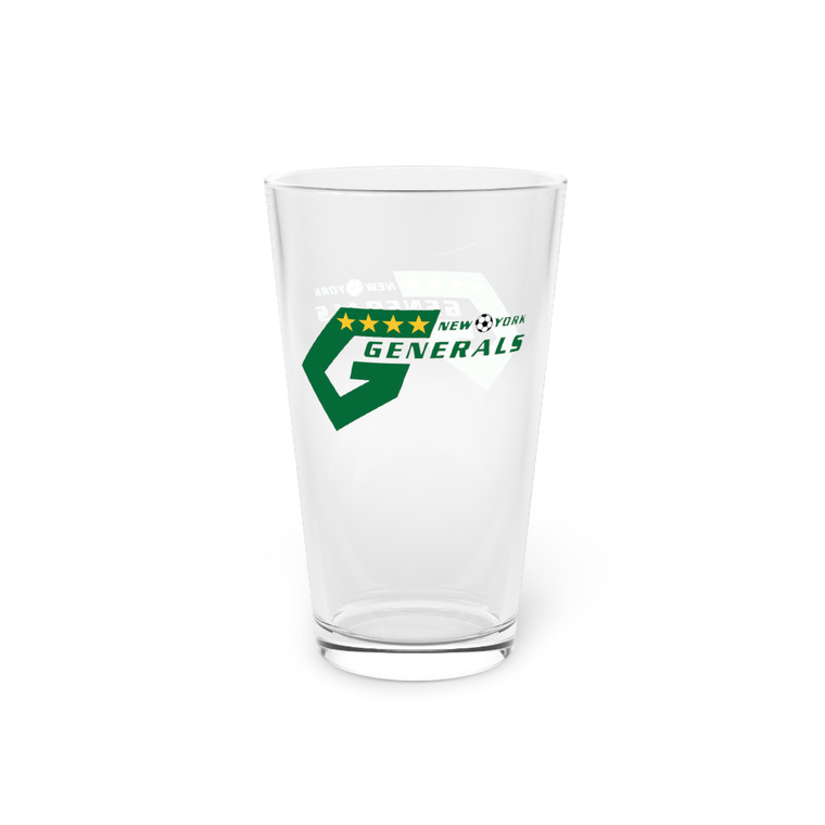 New York Generals Pint Beer Glass 16 Ounce NASL Soccer Team Collectible Drinkware New York Generals Pint Beer Glass 16 Ounce NASL Soccer Team Collectible Drinkware