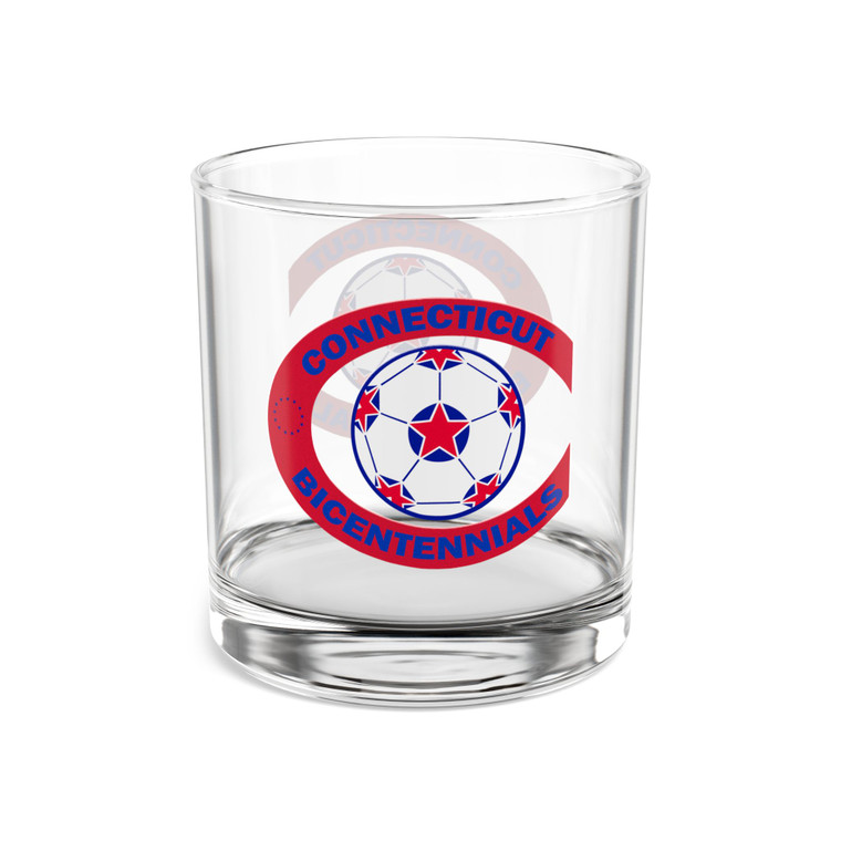 Connecticut Bicentennials Whisky Glass 10 Ounce NASL Soccer Team Collectible Drinkware