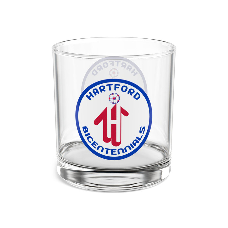Hartford Bicentennials Whisky Glass 10 Ounce NASL Soccer Team Collectible Drinkware