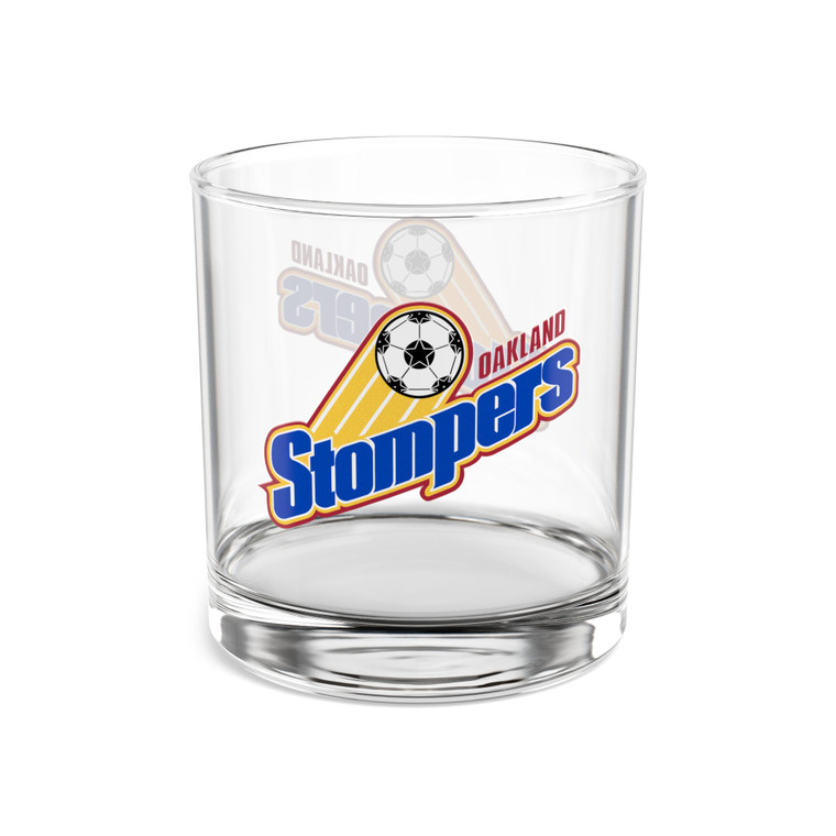 Oakland Stompers Whisky Glass 10 Ounce NASL Soccer Team Collectible Drinkware