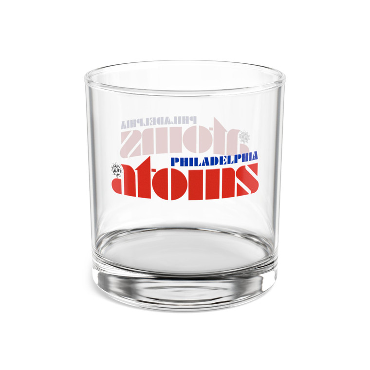 Philadelphia Atoms Whisky Glass 10 Ounce NASL Soccer Team Collectible Drinkware