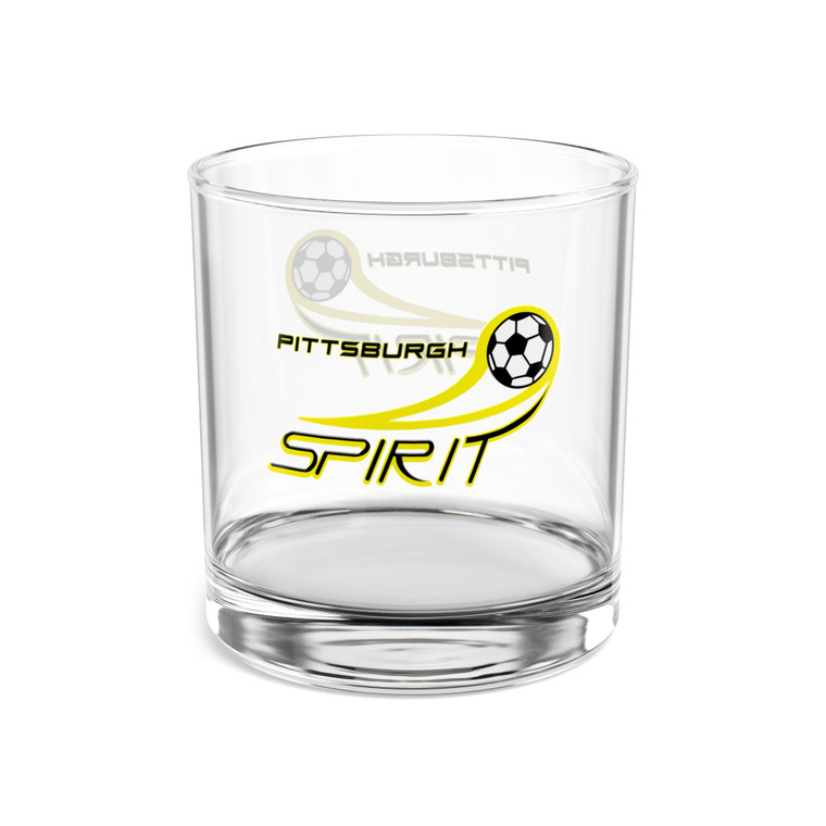 Pittsburgh Spirit Rocks Whisky Glass 10 Ounce MISL Soccer Team Collectible Drinkware