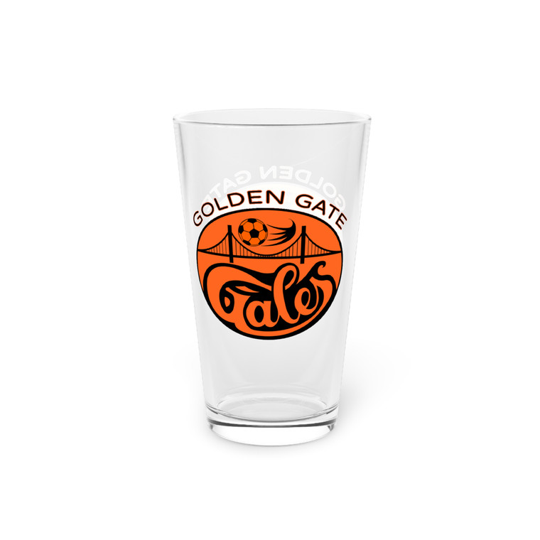 Golden Gate Gales Pint Beer Glass 16 Ounce ASL Soccer Team Collectible Drinkware Golden Gate Gales Pint Beer Glass 16 Ounce ASL Soccer Team Collectible Drinkware