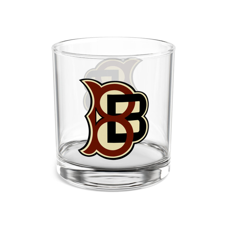 Boston Blues Rocks Whisky Glass 10 Ounce Negro Leagues Baseball Team Collectible Drinkware