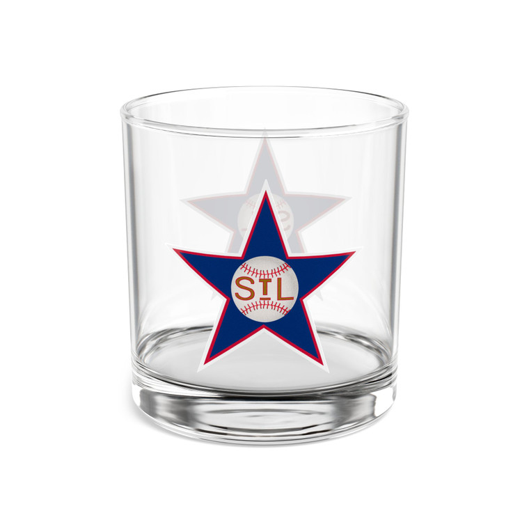 St. Louis Stars Rocks Whisky Glass 10 Ounce Negro Leagues Baseball Team Collectible Drinkware