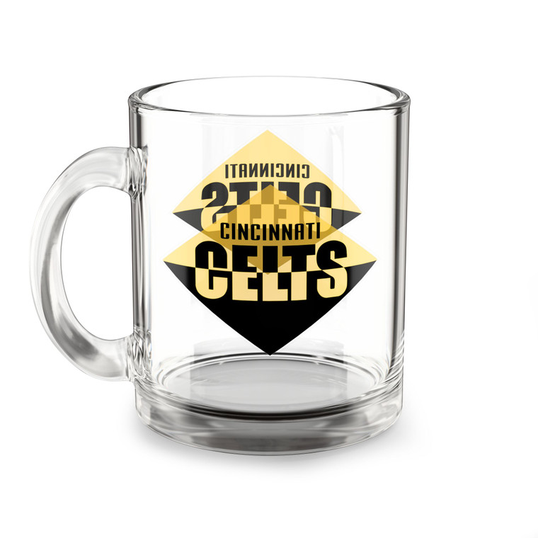 Cincinnati Celts Glass Beer Mug 10 Ounce NFL Football Team Collectible Drinkware Cincinnati Celts Glass Beer Mug 10 Ounce NFL Football Team Collectible Drinkware
