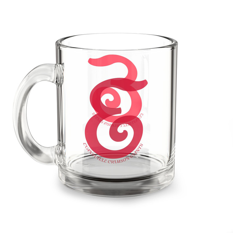 Evansville Crimson Giants Glass Beer Mug 10 Ounce Capacity NFL Football Team Collectible Drinkware Evansville Crimson Giants Glass Beer Mug 10 Ounce Capacity NFL Football Team Collectible Drinkware