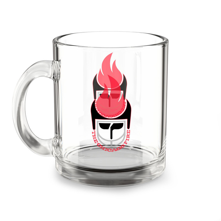 Chicago Fire Glass Beer Mug 10 Ounce Capacity WFL Football Team Drinkware Collectible Chicago Fire Glass Beer Mug 10 Ounce Capacity WFL Football Team Drinkware Collectible