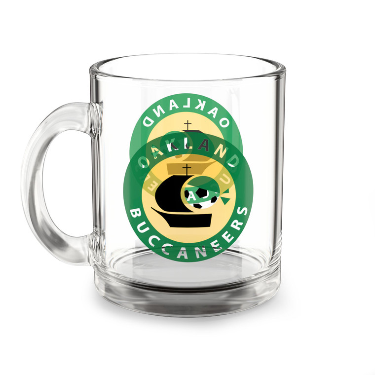 Oakland Buccaneers Glass Beer Mug 10 Ounce ASL Soccer Team Collectible Drinkware Oakland Buccaneers Glass Beer Mug 10 Ounce ASL Soccer Team Collectible Drinkware