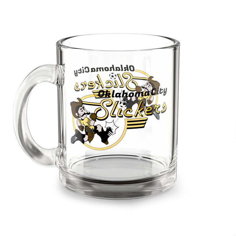 Oklahoma City Slickers Glass Beer Mug 10 Ounce ASL Soccer Team Collectible Drinkware Oklahoma City Slickers Glass Beer Mug 10 Ounce ASL Soccer Team Collectible Drinkware