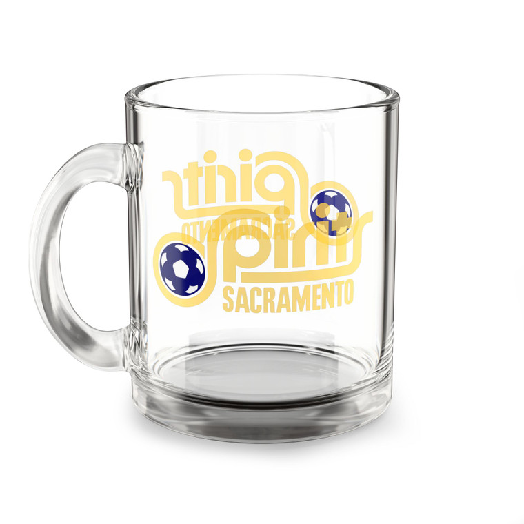 Sacramento Spirits Glass Beer Mug 10 Ounce ASL Soccer Team Collectible Drinkware Sacramento Spirits Glass Beer Mug 10 Ounce ASL Soccer Team Collectible Drinkware