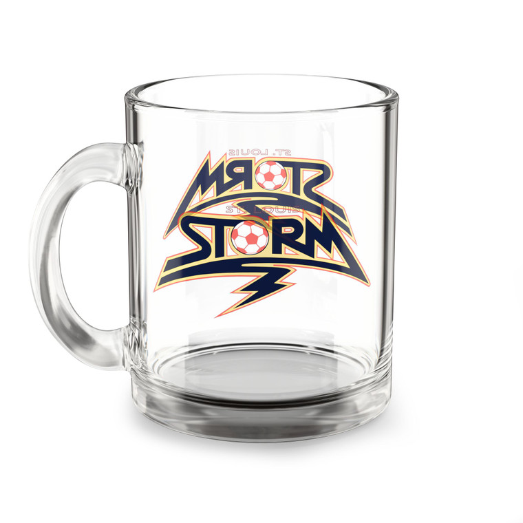 St. Louis Storm Glass Mug 10 Ounce MISL Soccer Team Collectible Drinkware St. Louis Storm Glass Mug 10 Ounce MISL Soccer Team Collectible Drinkware