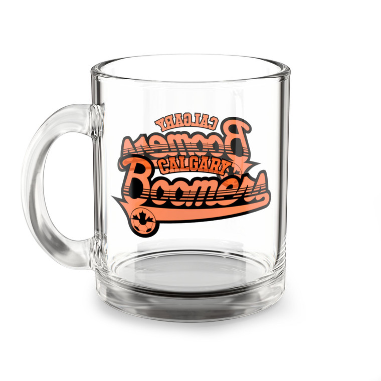 Calgary Boomers Glass Beer Mug 10 Ounce Capacity NASL Soccer Team Collectible Drinkware Calgary Boomers Glass Beer Mug 10 Ounce Capacity NASL Soccer Team Collectible Drinkware