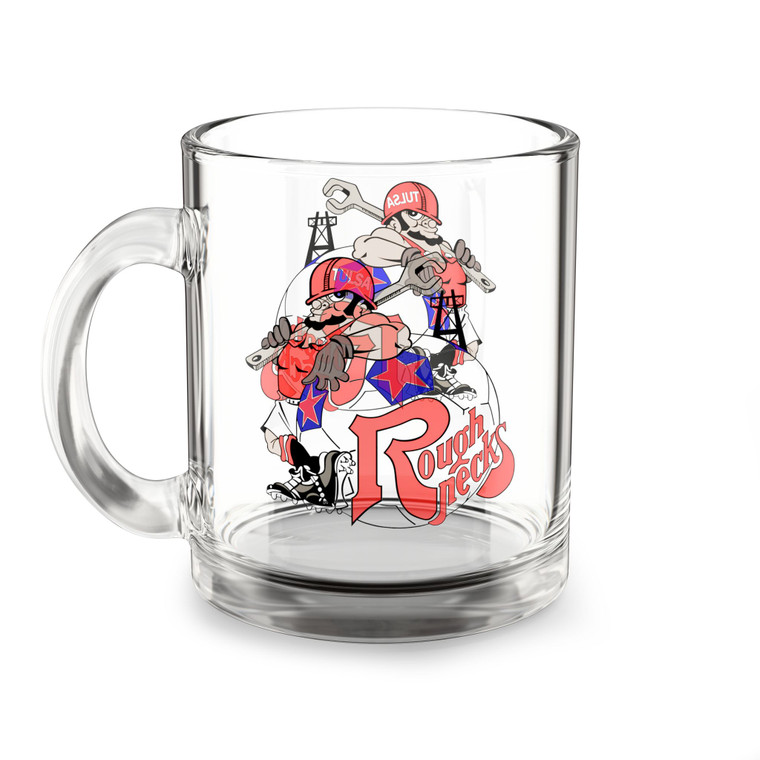 Tulsa Roughnecks Glass Beer Mug 10 Ounce Capacity NASL Soccer Team Collectible Drinkware Tulsa Roughnecks Glass Beer Mug 10 Ounce Capacity NASL Soccer Team Collectible Drinkware