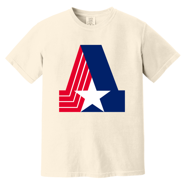 Birmingham Americans T-shirt Heavyweight WFL Football Team Fan Apparel Tee color Ivory