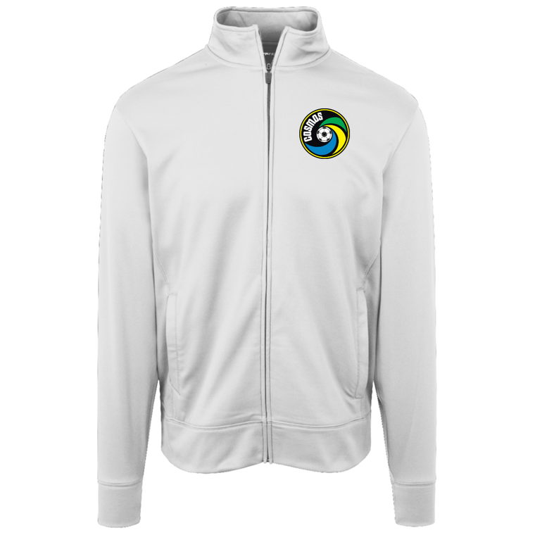 New York Cosmos Full Zip Fleece Jacket NASL Soccer Team Fan Apparel color White