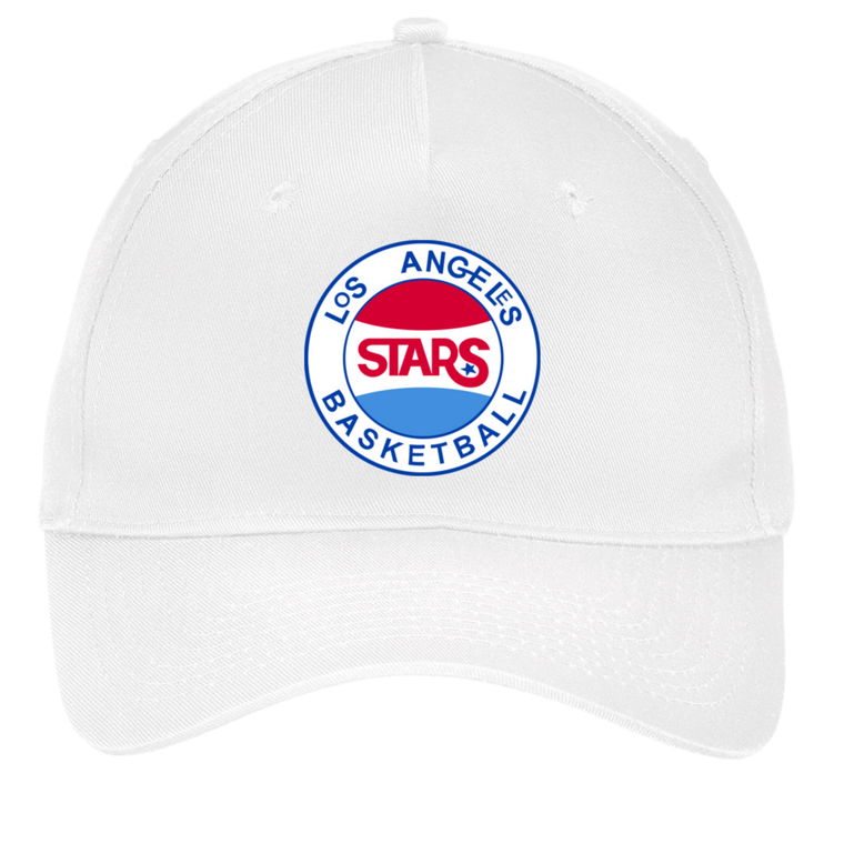Los Angeles Stars Twill Cap ABA Basketball Team color White