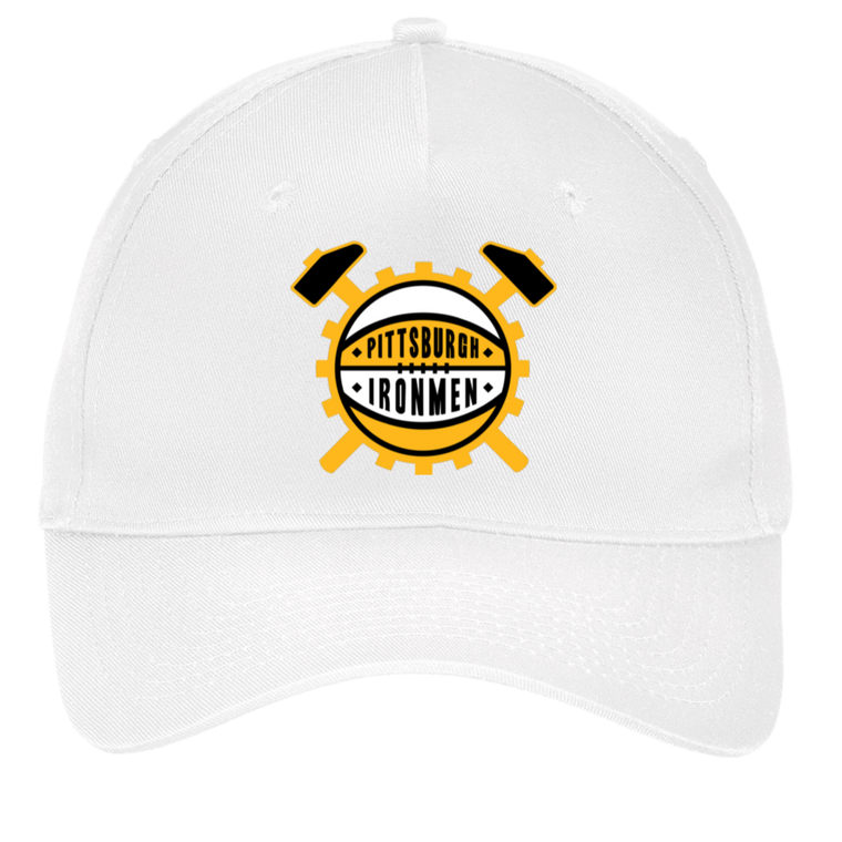 Pittsburgh Ironmen Twill Cap NBA Basketball Team color White