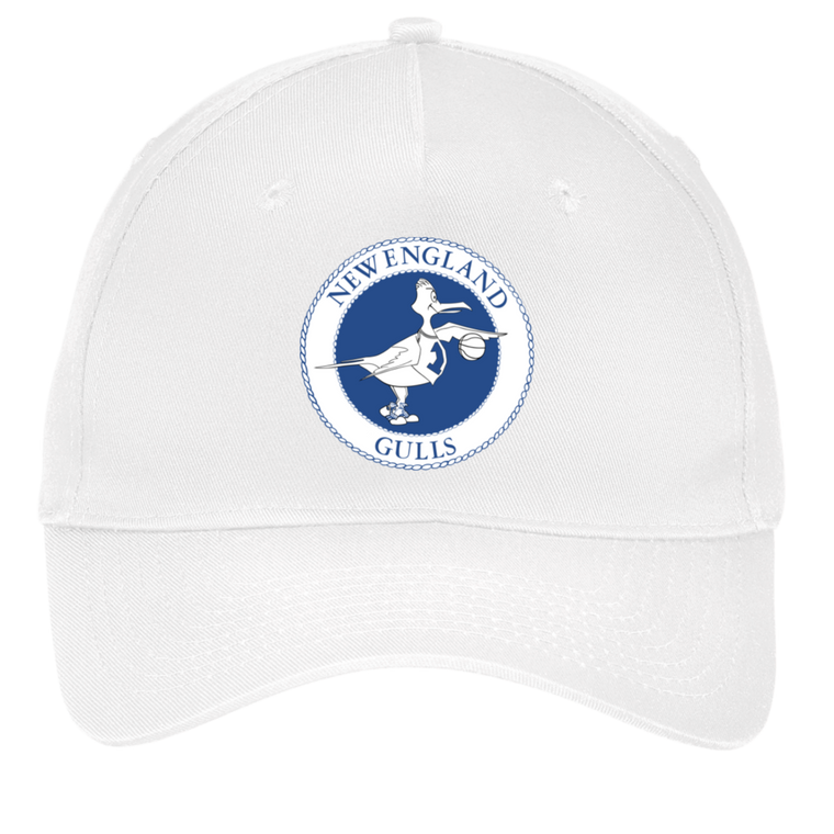 New England Gulls Twill Cap WBL Womens Basketball Team color White