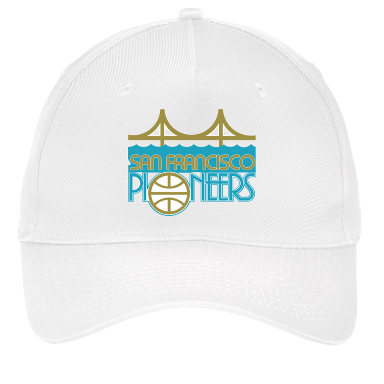 San Francisco Pioneers Twill Cap WBL Womens Basketball Team color White