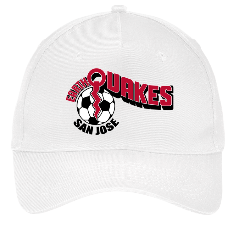 San Jose Earthquakes Twill Cap NASL Soccer Team color White