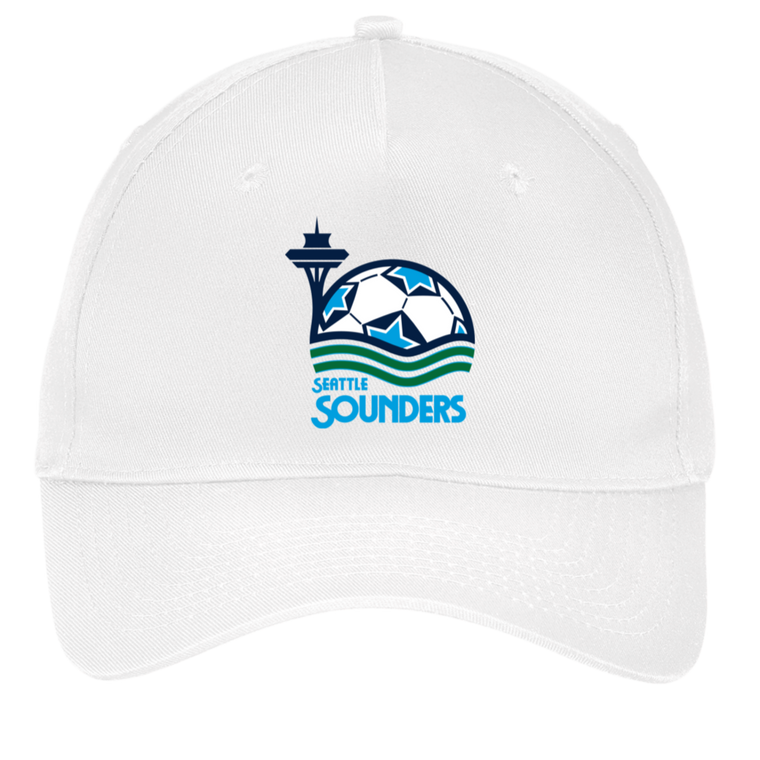 Seattle Sounders Twill Cap NASL Soccer Team color White