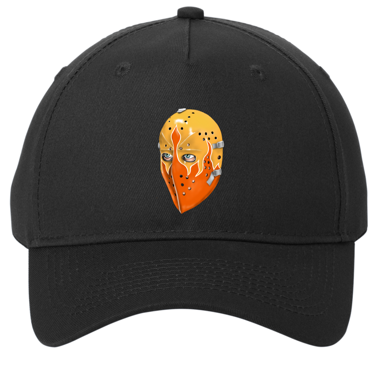 Bernie Parent Philadelphia Blazers WHA Hockey Goalie Mask Twill Cap Fan Apparel color Black