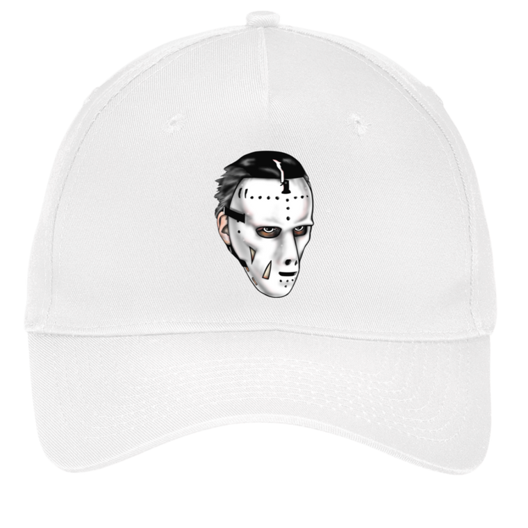 Ed Giacomin Goalie Mask Twill Cap NHL Hockey New York Rangers color White
