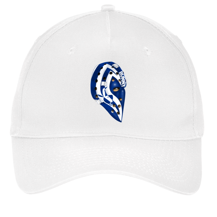 Michel Bunny Larocque Goalie Mask Twill Cap NHL Hockey Toronto Maple Leafs color White