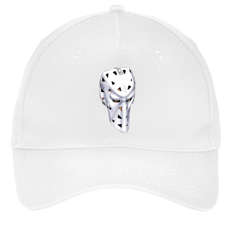 Mike Liut Hockey Mask Twill Cap NHL Hockey St. Louis Blues color White