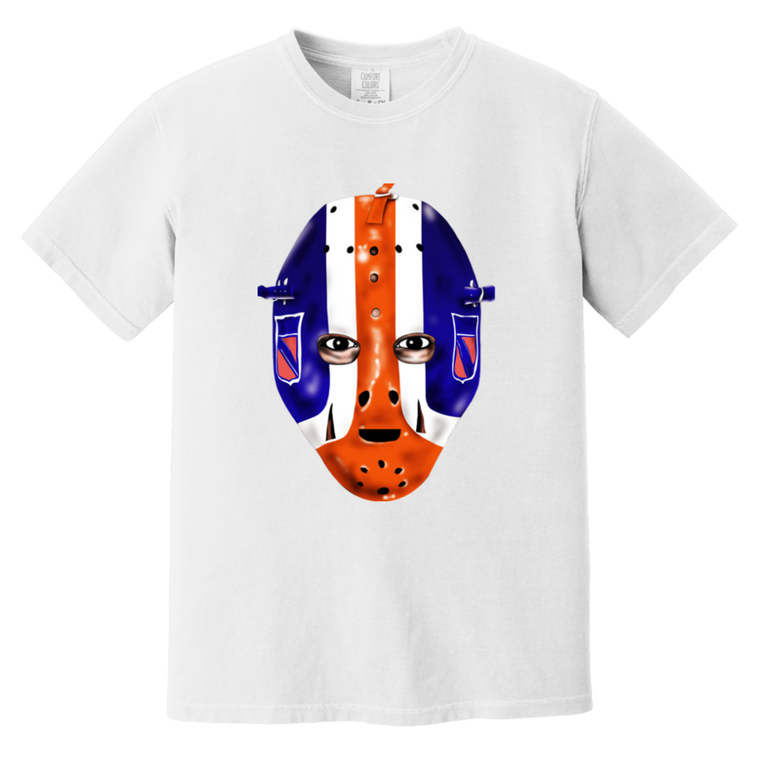 New York Rangers NHL John Davidson Goalie Mask T-shirt color White