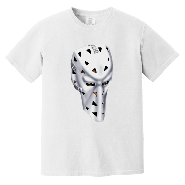 St. Louis Blues NHL Mike Liut Goalie Mask T-shirt color White