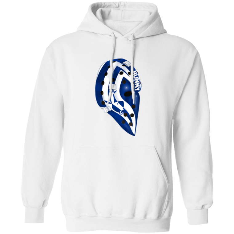 Toronto Maple Leafs NHL Michel Bunny Larocque Goalie Mask Hoodie Pullover color White