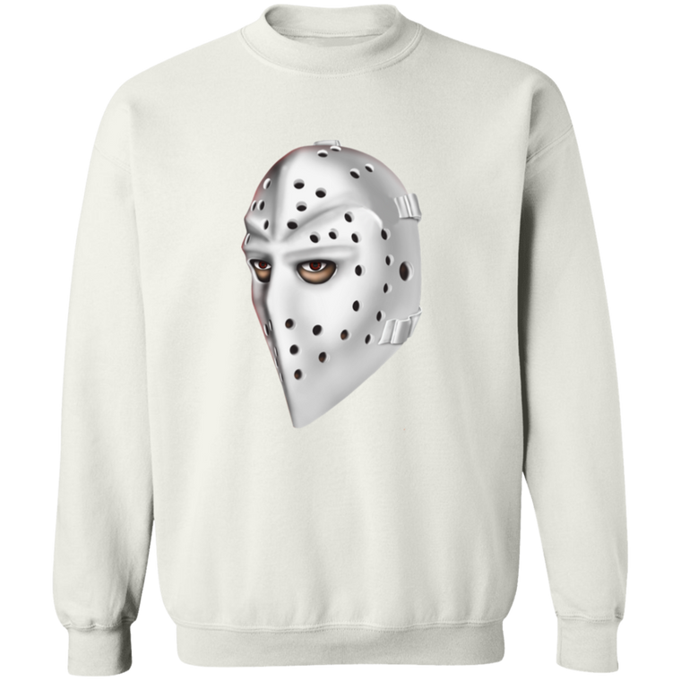 Philadelphia Flyers NHL Bernie Parent Goalie Mask Sweatshirt Crewneck Pullover color White
