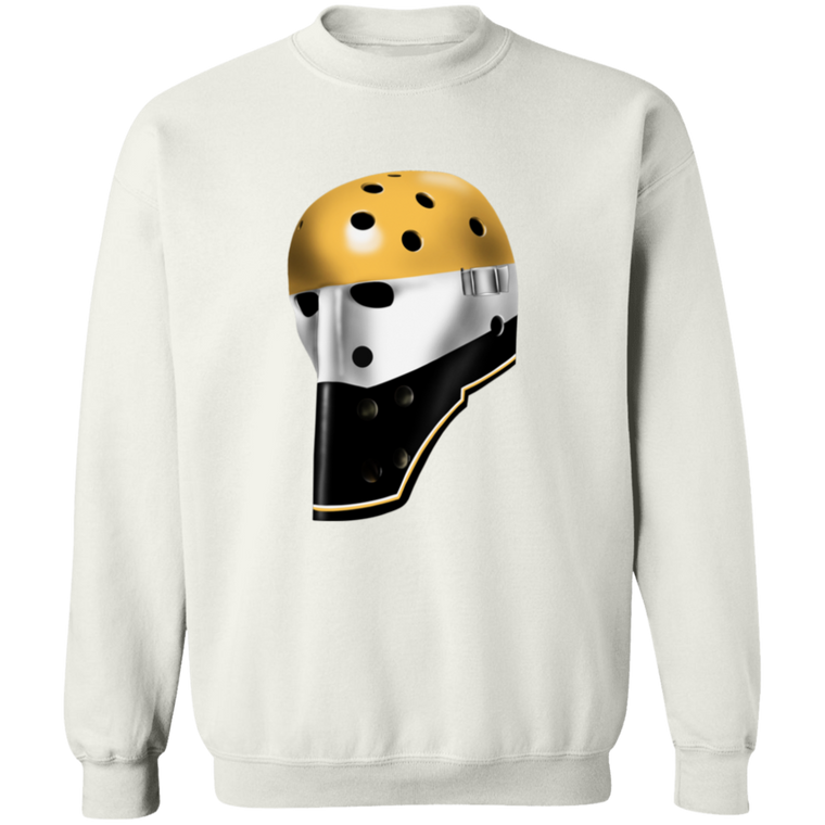 Pittsburgh Penguins NHL Michel Dion Goalie Mask Sweatshirt Crewneck Pullover color White
