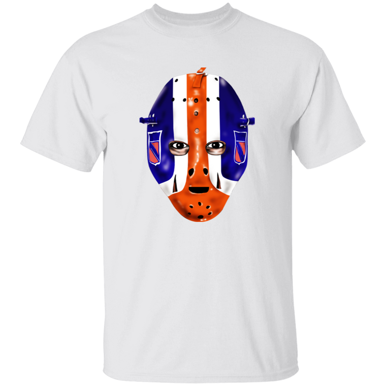 New York Rangers NHL John Davidson Goalie Mask T-shirt color White