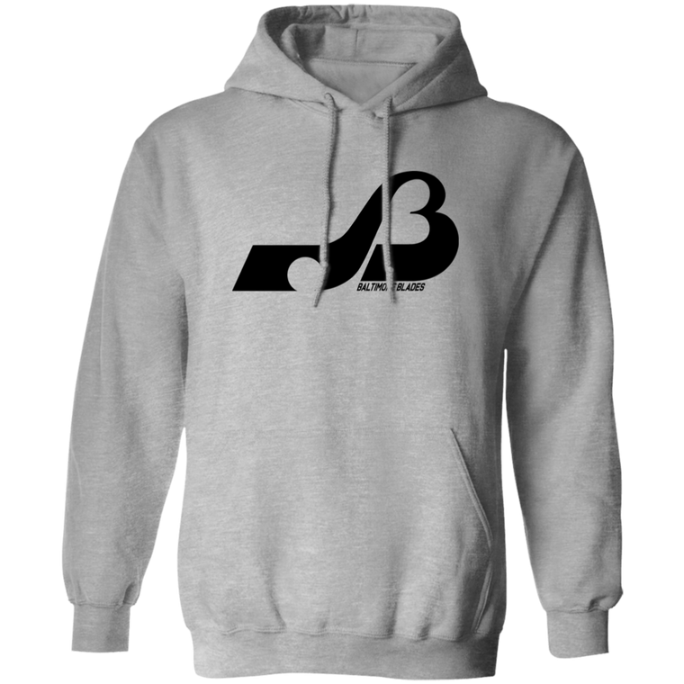 Baltimore Blades WHA Hockey Hoodie Pullover in Sport Grey