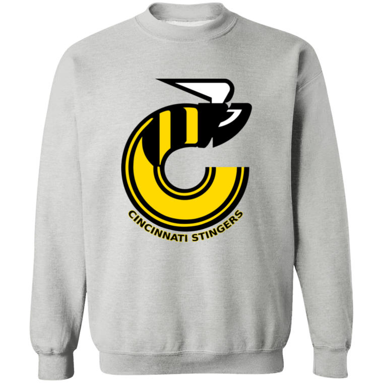 Cincinnati Stingers  WHA Hockey Sweatshirt Crewneck Pullover in sport grey