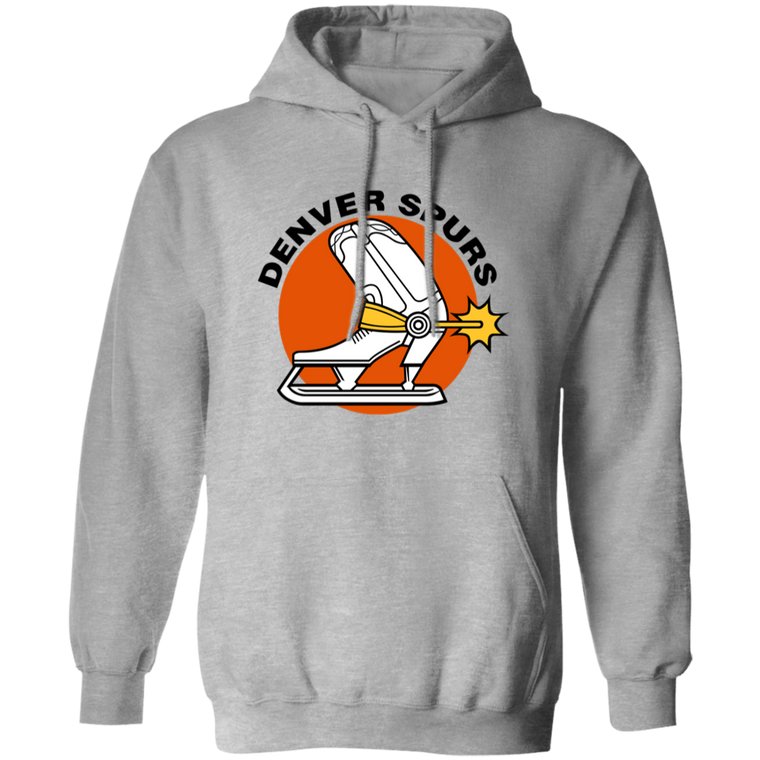 Denver Spurs WHA Hockey Hoodie Pullover in Sport Grey