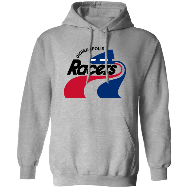 Indianapolis Racers WHA Hockey Hoodie Pullover in Sport Grey