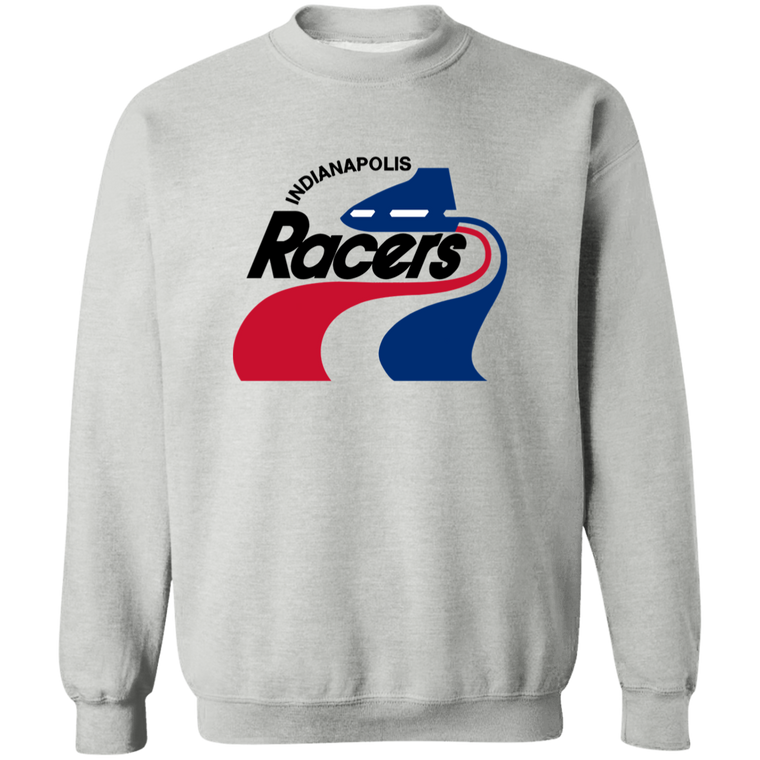 Indianapolis Racers WHA Hockey Sweatshirt Crewneck Pullover in sport grey