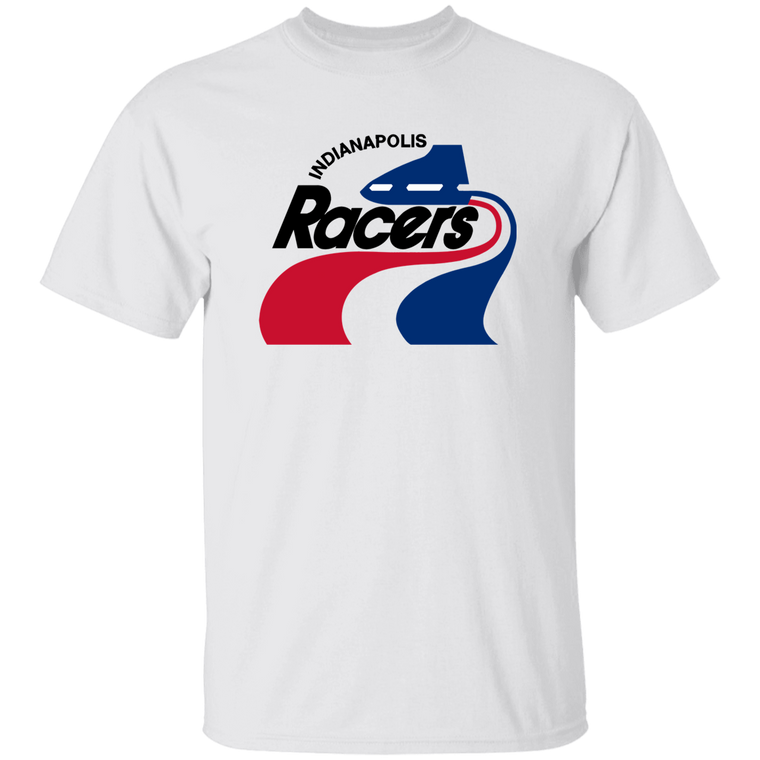 Indianapolis Racers T-shirt WHA Hockey in White